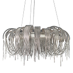 Люстра круглая подвесная с металлическими дугами и длинными цепочками 80 см Atlantis Chain варинант исполнения - 1 | Loft Concept в Костроме