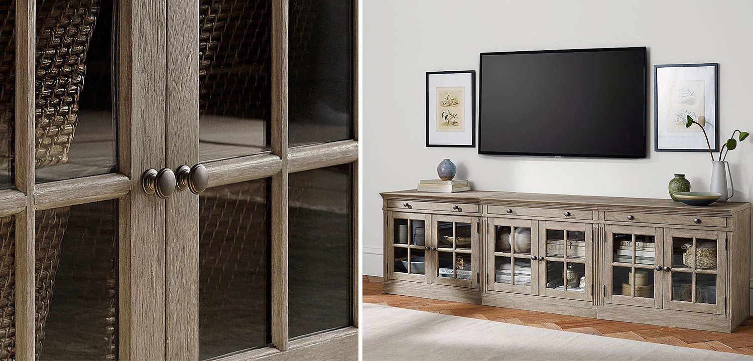 Комод длинный Benjamin Glass Doors long Комод длинный Benjamin Glass Doors long - Loft-Concept в Костроме