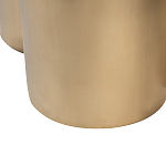 Стол журнальный круглый керамогранит белый Keramos варинант исполнения - 4 | Loft Concept в Костроме