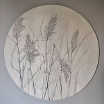 Ботаническое панно Тростник 3 варинант исполнения - 1 | Loft Concept в Костроме