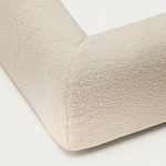 Кровать со съемным бежевым чехлом из ткани букле White Boucle Collection варинант исполнения - 5 | Loft Concept в Костроме