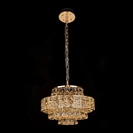 Люстра хрустальная в неоклассическом стиле на золотистом каркасе Majesty варинант исполнения - 2 | Loft Concept в Костроме