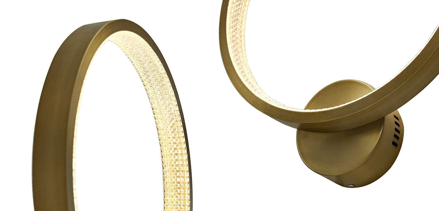 Бра Ring Light Gold Sconce Бра Ring Light Gold Sconce - Loft-Concept в Костроме