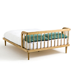 Кровать из массива дуба с пружинным блоком Mateta варинант исполнения - 4 | Loft Concept в Костроме