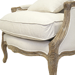 Кресло Ava Classical Armchair beige flax варинант исполнения - 4 | Loft Concept в Костроме