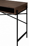 Стол рабочий в стиле лофт с ящиком и нишей для хранения Urban Style Space 2 варинант исполнения - 5 | Loft Concept в Костроме