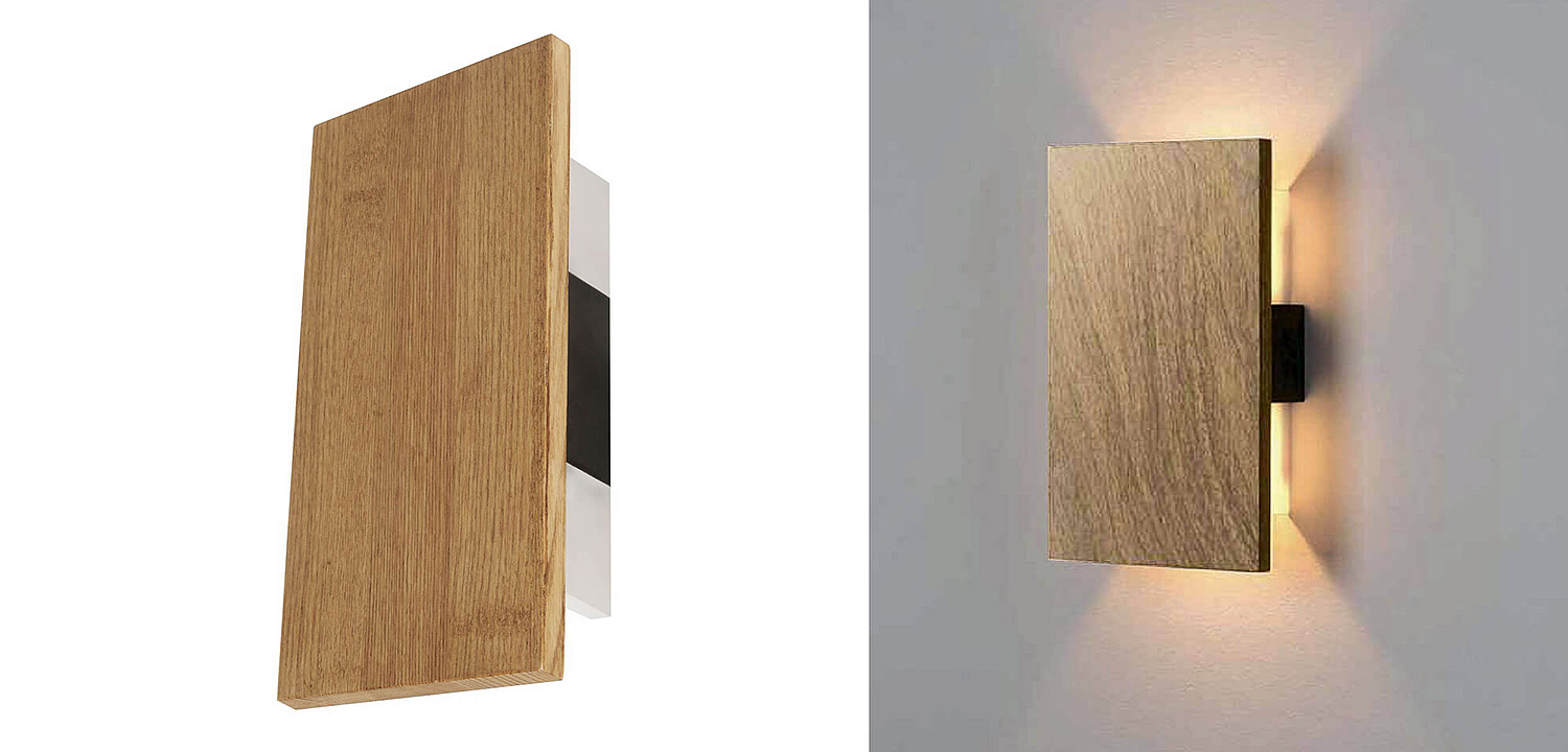 Бра Jordy Wooden Slab Wall Lamp Бра Jordy Wooden Slab Wall Lamp - Loft-Concept в Костроме