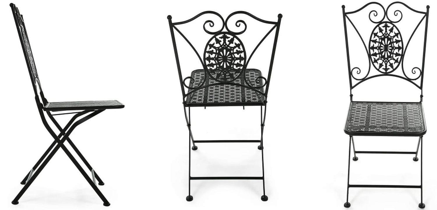Стул Forged Patterns Eline Black Стул Forged Patterns Eline Black - Loft-Concept в Костроме