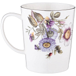 Кружка фарфоровая с рисунком цветов 400 мл Garden Whisper Porcelain Set  варинант исполнения - 1 | Loft Concept в Костроме