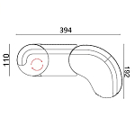 Модульный диван Calypso с кушеткой варинант исполнения - 6 | Loft Concept в Костроме