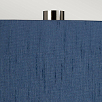 Настольная лампа с цилиндрическим абажуром и прозрачным стеклянным основанием Quintiesse варинант исполнения - 10 | Loft Concept в Костроме