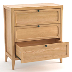 Комод с 3-мя ящиками светлый дуб Silva Oak Chest of Drawers варинант исполнения - 4 | Loft Concept в Костроме