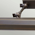 Светильник для картин с призматическим плафоном и двойными регулируемыми шарнирами Elstead Lighting варинант исполнения - 45 | Loft Concept в Костроме