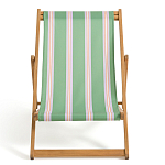 Шезлонг из акации и ткани Argentina варинант исполнения - 4 | Loft Concept в Костроме