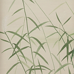 Обои ручная роспись Wild Grasses Special Colourway on Bleached Silver slub silk варинант исполнения - 1 | Loft Concept в Костроме