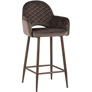 Барный Стул SHARRON Коричневый Велюр