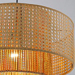 Подвесной светильник с абажуром из плтеного бамбука Light Inside the Cell варинант исполнения - 6 | Loft Concept в Костроме