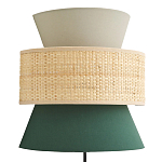 Бра с плетеным декором Bonnie Wicker Green Wall Lamp варинант исполнения - 1 | Loft Concept в Костроме
