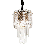 Подвесной хрустальный светильник Harmonica Crystal Gold Hanging Lamp варинант исполнения - 1 | Loft Concept в Костроме