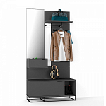 Вешалка настенная цвета графит Strict Lines варинант исполнения - 2 | Loft Concept в Костроме