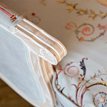 Кресло из массива бука серое с растительным орнаментом Raffael Floral Grey Armchair варинант исполнения - 3 | Loft Concept в Костроме