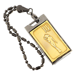 Флеш-карта брелок USB 2.0 на 32 гб с гравировкой символа знака зодиака Дева в подарочной коробке Metal Flash Drive варинант исполнения - 2 | Loft Concept в Костроме