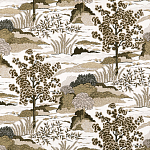Ткань Velours landscape Beige пейзах N 1190 варинант исполнения - 1 | Loft Concept в Костроме