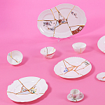 Десертная тарелка Seletti Kintsugi варинант исполнения - 2 | Loft Concept в Костроме