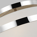 Потолочный светильник с белым тканевым абажуром Generation Lighting варинант исполнения - 3 | Loft Concept в Костроме