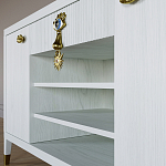 Комод-буфет Elsa Dreams White с открытыми полками   варинант исполнения - 7 | Loft Concept в Костроме