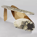 Консоль в виде овальных элементов Jinye console варинант исполнения - 2 | Loft Concept в Костроме