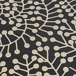 Подушка декоративная черного цвета Blossom Essence Grace варинант исполнения - 4 | Loft Concept в Костроме