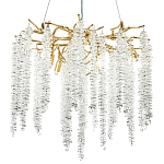 Люстра с декором в виде ветвей с хрустальными подвесками Fairytree Gold Crystal Chandelier 6 варинант исполнения - 1 | Loft Concept в Костроме