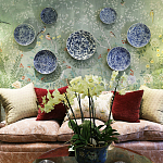 Обои ручная роспись Temple Newsam Mercury Grey варинант исполнения - 4 | Loft Concept в Костроме