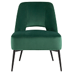 Мягкое кресло в зеленом велюре ALBA варинант исполнения - 2 | Loft Concept в Костроме