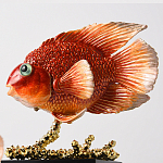 Статуэтка декоративная Рыбка-попугай Inhabitants of the Seas варинант исполнения - 5 | Loft Concept в Костроме