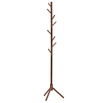 Напольная вешалка из массива бука Branches Hangers Dark варинант исполнения - 1 | Loft Concept в Костроме