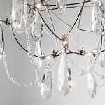 Люстра с каркасом из тонких металлических нитей и хрустальными подвесками Crystal Metal Threads Chandelier 40 варинант исполнения - 2 | Loft Concept в Костроме