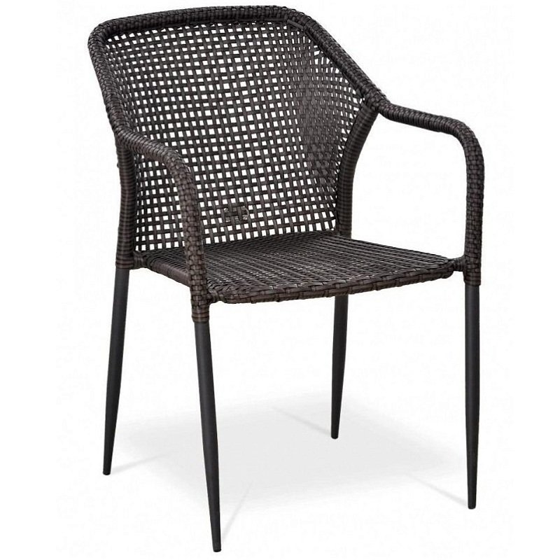 Стул Rottan stool brown Коричневый Черный Стул Rottan stool brown Коричневый Черный в Костроме | Loft Concept