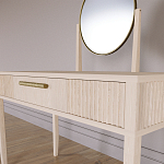 Туалетный Стол с зеркалом Primo Светлый дуб варинант исполнения - 5 | Loft Concept в Костроме