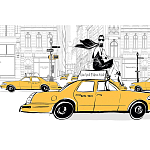 Megan Hess. New york: through a fashion eye варинант исполнения - 4 | Loft Concept в Костроме