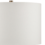 Настольная лампа с фактурным основанием с сочетании белого и зеленого цветов Festoon варинант исполнения - 2 | Loft Concept в Костроме