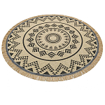 Ковер круглый из комбинированного состава Fantasy варинант исполнения - 3 | Loft Concept в Костроме