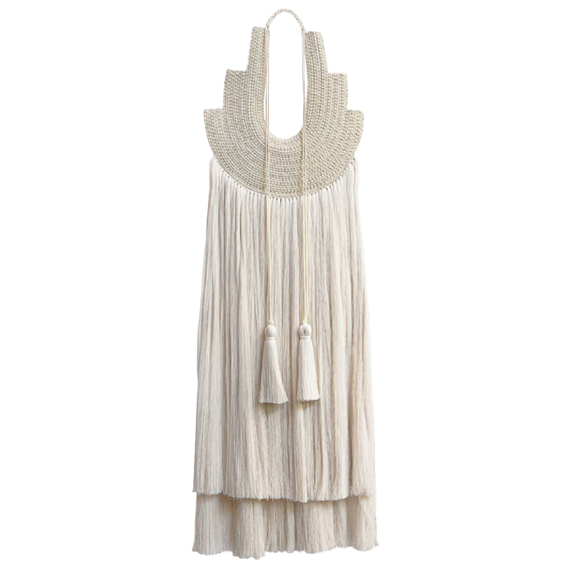 Аксессуар настенный в Эко стиле Белый wall decor White dress Молочный в Костроме | Loft Concept 