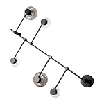 Бра с 5-ю плафонами разного диаметра и цвета Polyhedron варинант исполнения - 2 | Loft Concept в Костроме