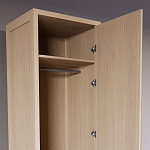 Узкий Шкаф Primo с 2 выдвижными ящиками Светлый дуб варинант исполнения - 6 | Loft Concept в Костроме