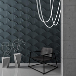 Гипсовая 3D Панель Aura варинант исполнения - 3 | Loft Concept в Костроме