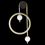 Бра с круглой рамкой и стеклянными белыми шарами B.LUX C Ball варинант исполнения - 2 | Loft Concept в Костроме