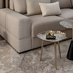 Столик журнальный металлический золотого цвета Modern Rethinking of Traditions варинант исполнения - 3 | Loft Concept в Костроме