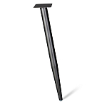 Обеденный стол с прямоугольной черно-золотой столешницей из стекла на 4-х металлических ножках Gold and Black Marble варинант исполнения - 5 | Loft Concept в Костроме